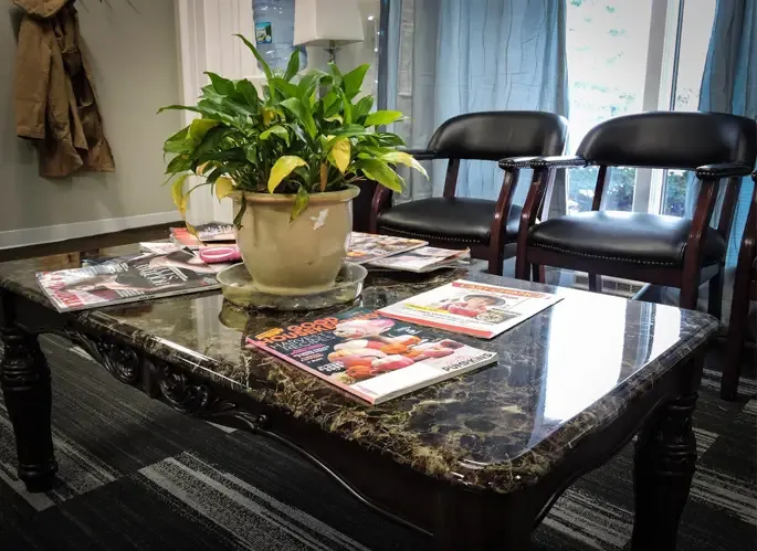 Putnam Family Dental waiting room